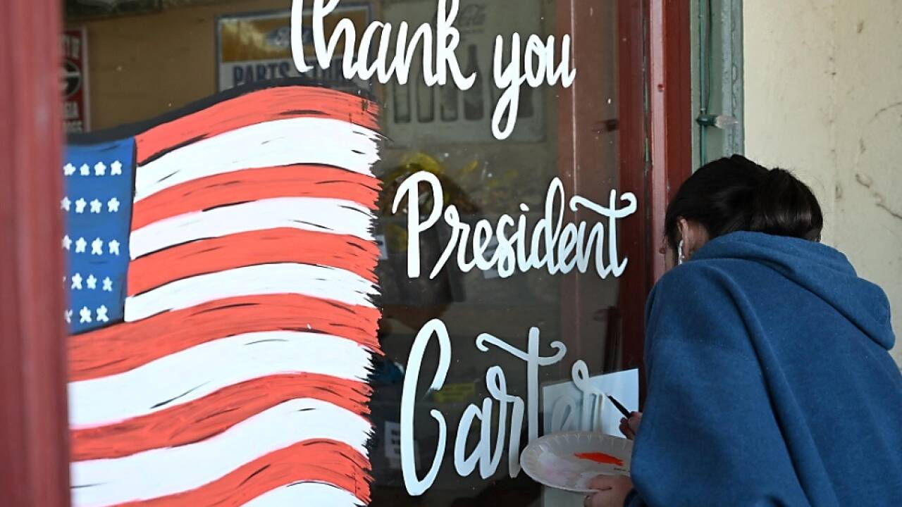 Danksagung für verstorbenen Ex-US-Präsidenten Jimmy Carter in Georgia Danksagung für verstorbenen Ex-US-Präsidenten Jimmy Carter in Georgia
