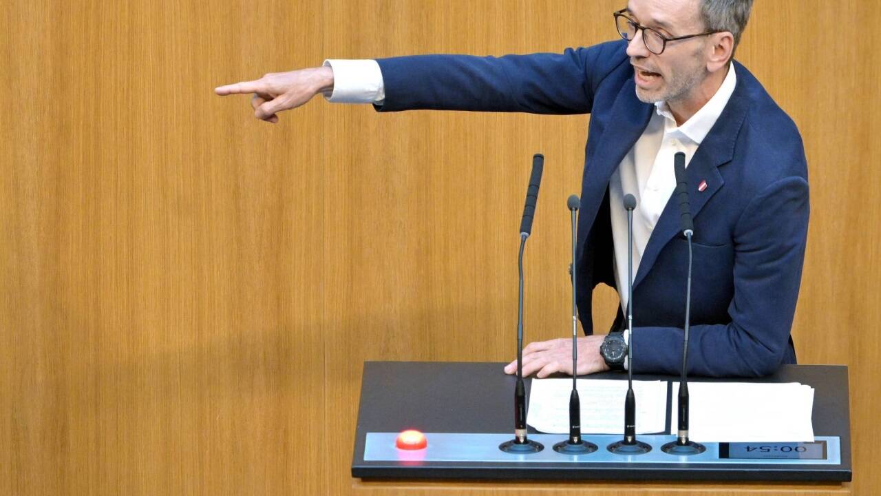 FPÖ-Chef Herbert Kickl.  FPÖ-Chef Herbert Kickl.