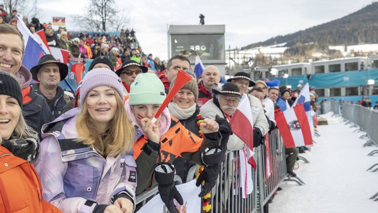 Eindrücke vom Finale der Vierschanzentournee in Bischofshofen.  