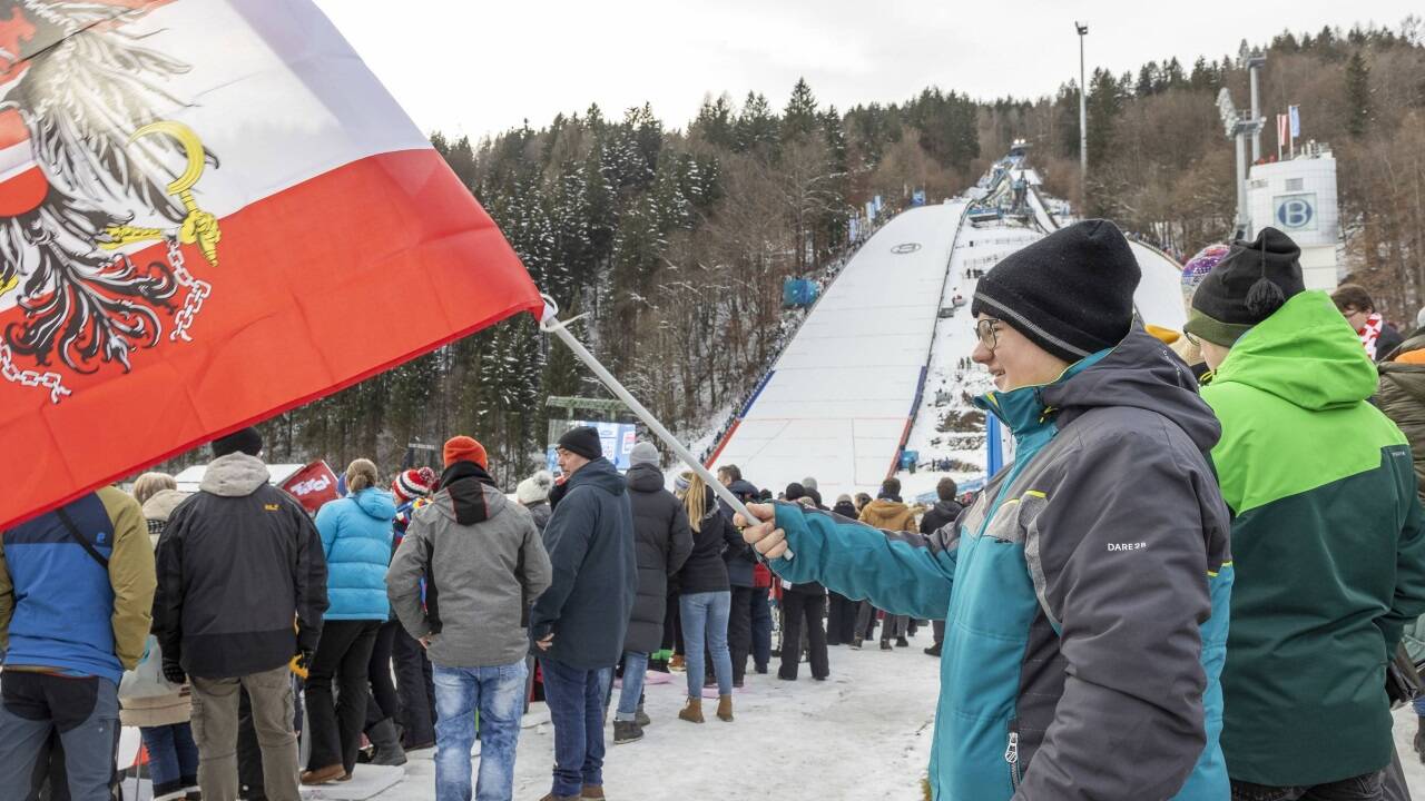 Eindrücke vom Finale der Vierschanzentournee in Bischofshofen.  
