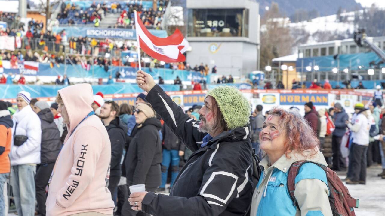 Eindrücke vom Finale der Vierschanzentournee in Bischofshofen.  