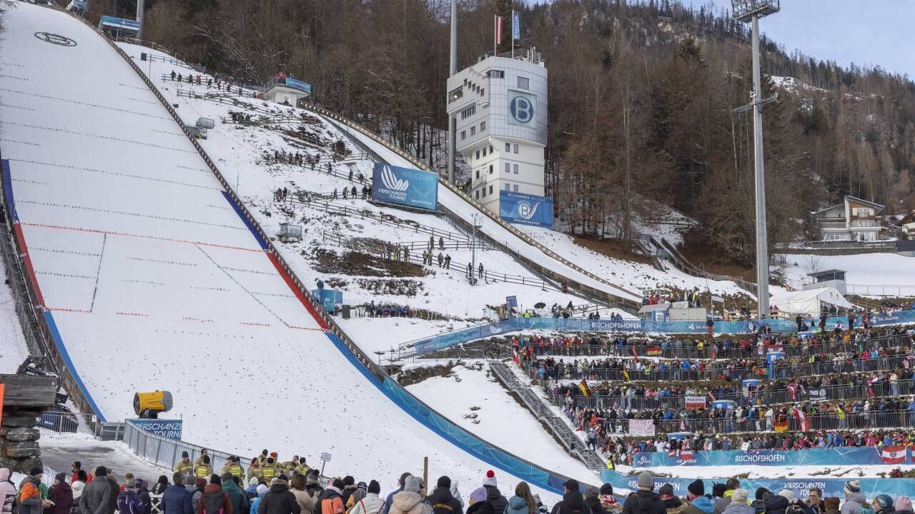 Eindrücke vom Finale der Vierschanzentournee in Bischofshofen.  