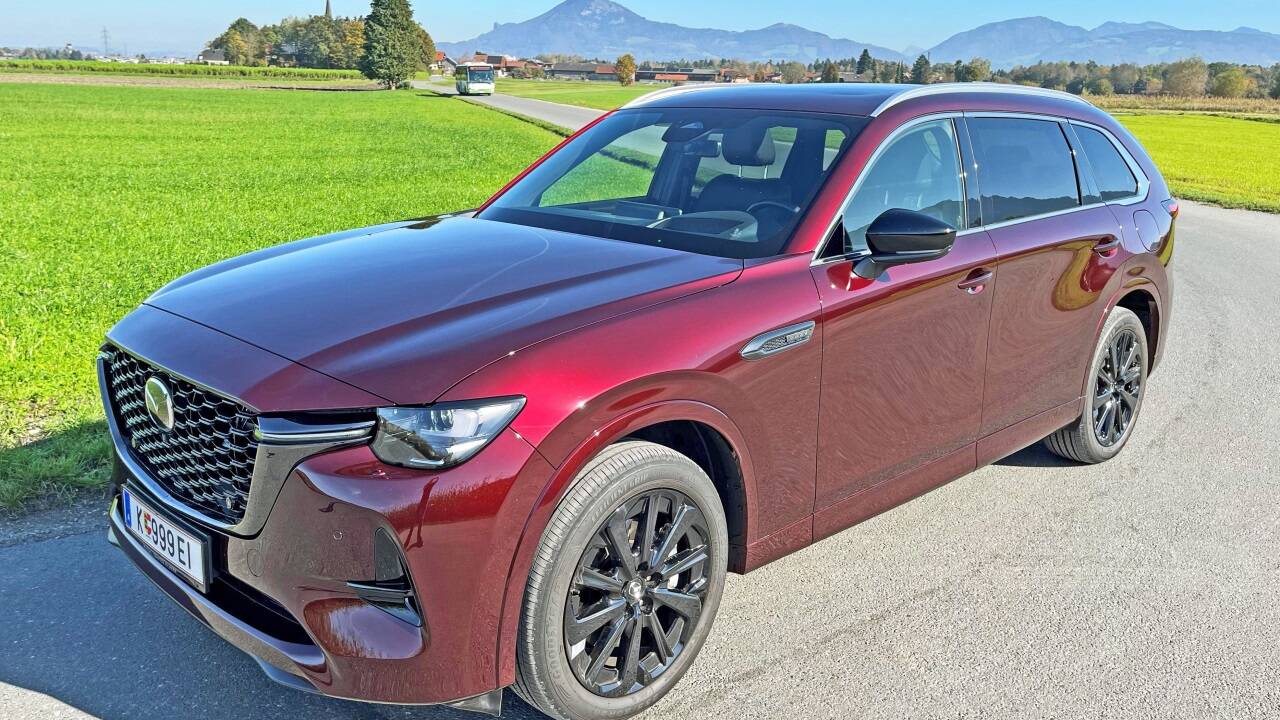 Großer Brocken: Der Mazda CX-80 bietet viel Platz und Komfort.mrazek 