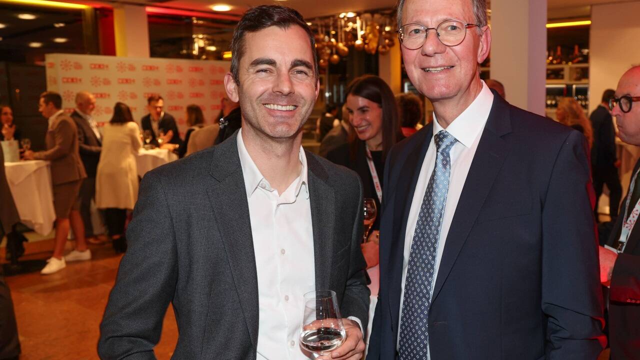 Martin Kaswurm (WKS Flachgau) und Manfred Santner (Liebherr). 
