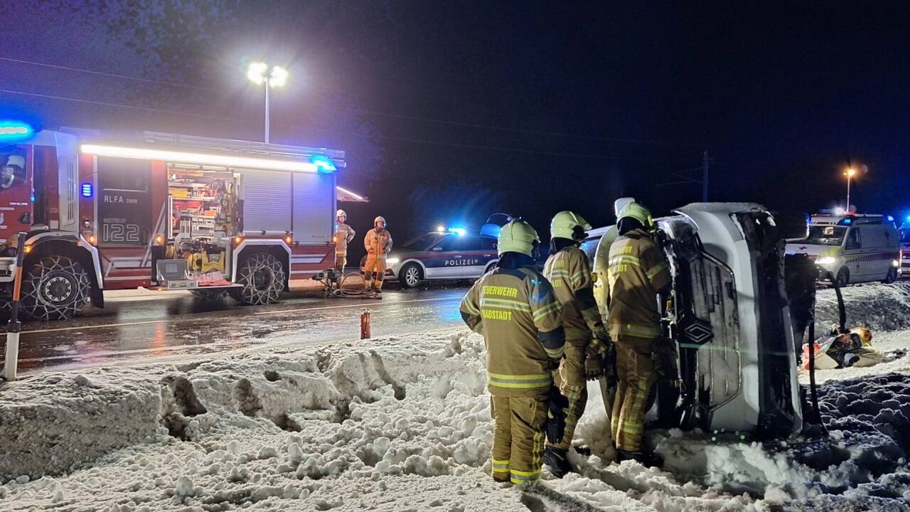 Unfall auf der B320 bei Radstadt. 