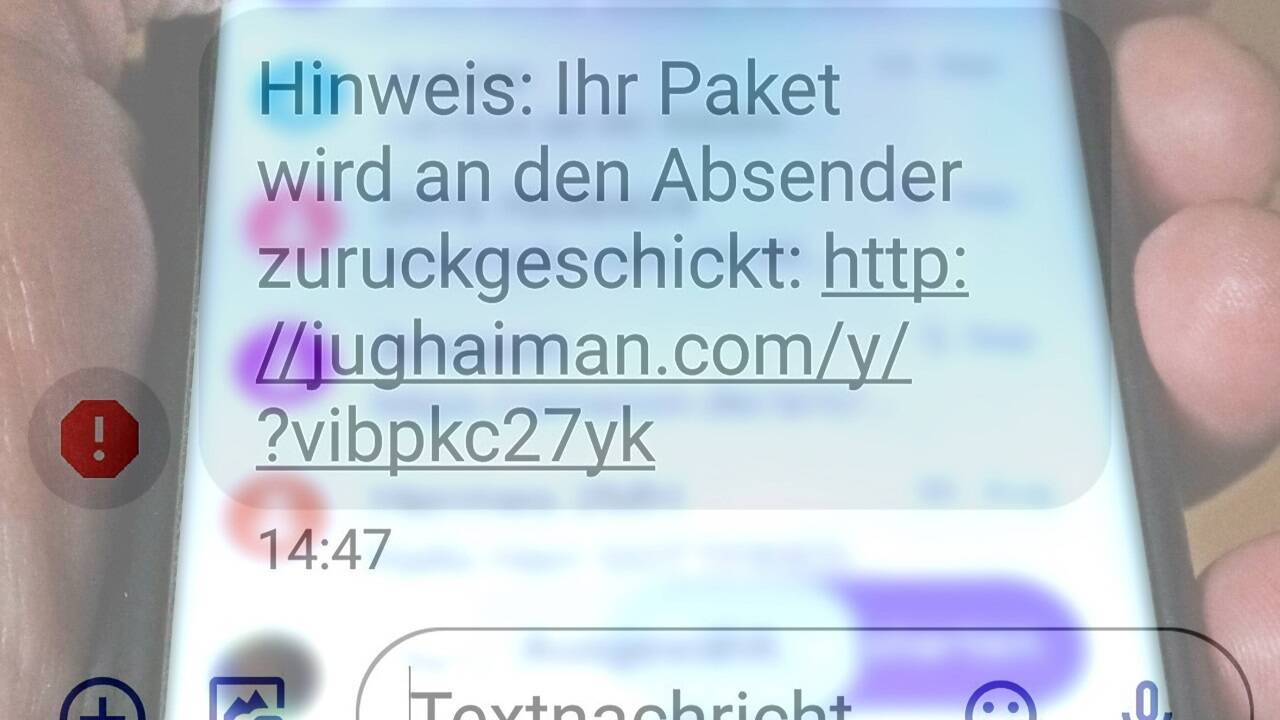 Hinweise auf angebliche Probleme mit Paketlieferungen zählen zu den Klassikern bei betrügerischen E-Mails.  