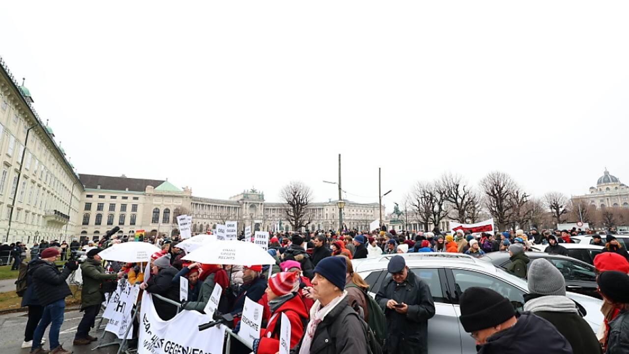 Bereits am Montag gab es Proteste gegen Kickl in der Regierung  Bereits am Montag gab es Proteste gegen Kickl in der Regierung