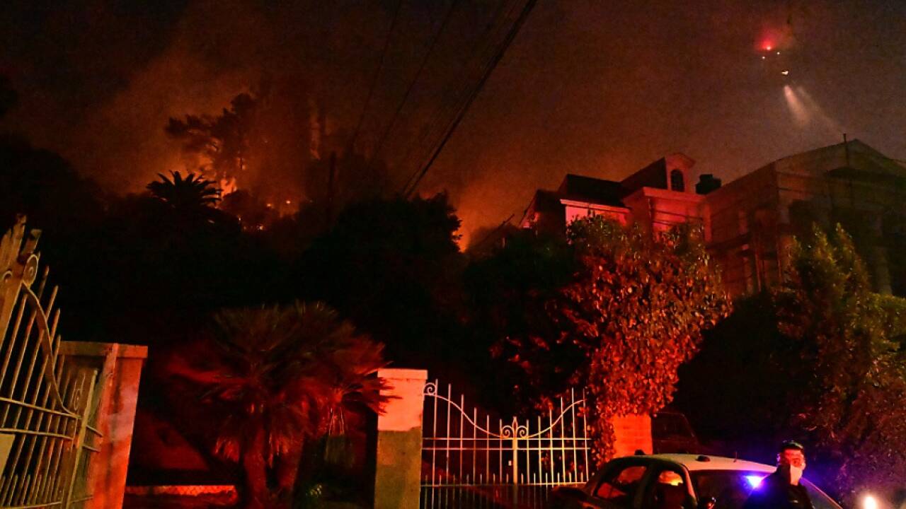 Das Feuer erreichte auch den berühmten Hollywood Boulevard 