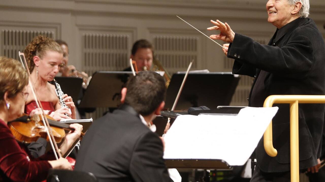 Multitalent Otto Schenk dirigierte auch im Konzerthaus. 