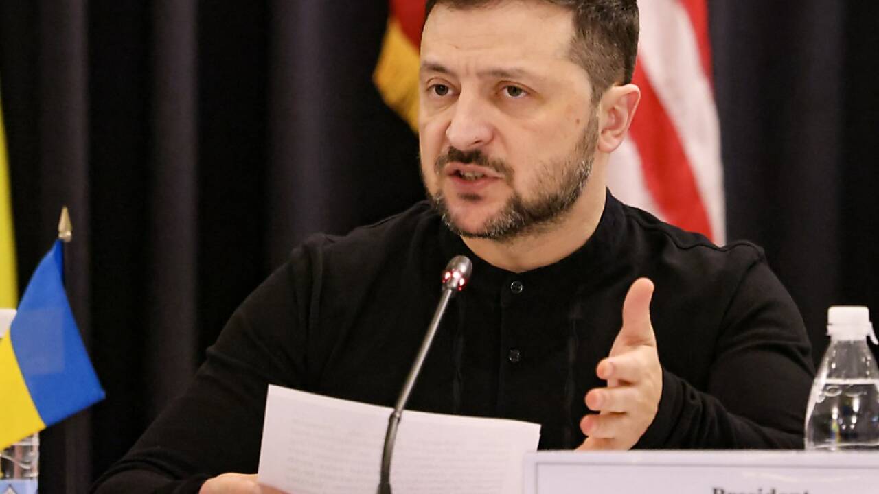 Ukrainischer Präsident nimmt an Treffen in Ramstein teil 