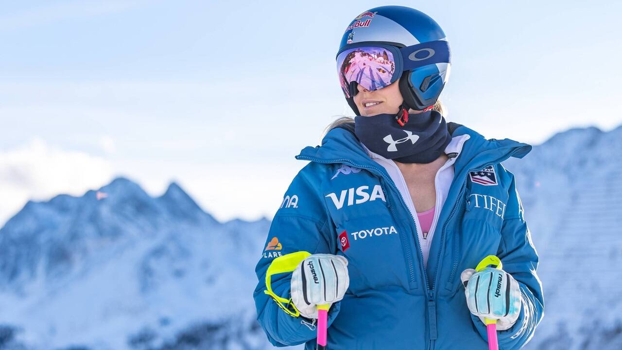 Lindsey Vonn bestreitet in St. Anton ihre erste Abfahrt seit 2019.  Lindsey Vonn bestreitet in St. Anton ihre erste Abfahrt seit 2019.