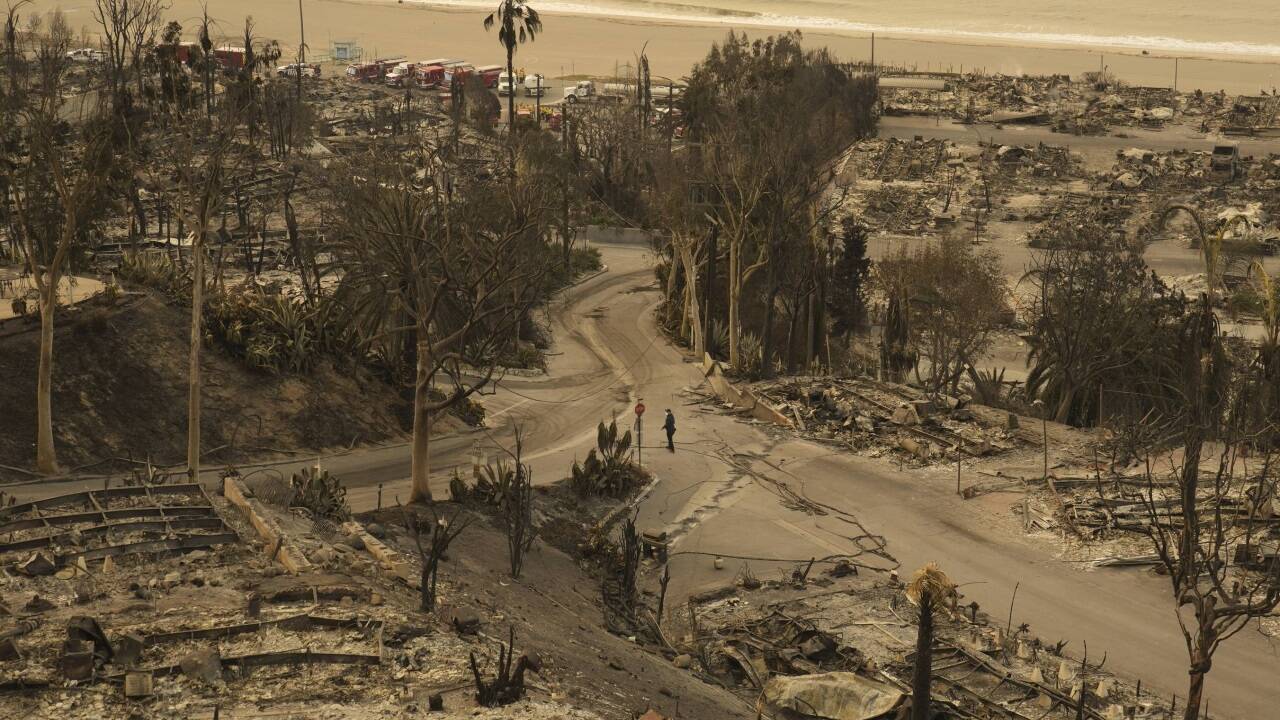 Paris Hilton beschrieb, dass sie aus der Ferne im Fernsehen ansehen musste, wie ihr Haus in Malibu bis auf die Grundmauern abbannte.  