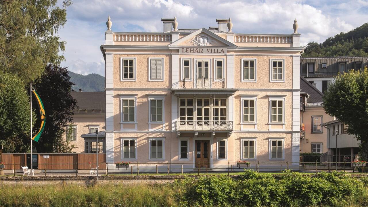 Franz Lehár hat seine Villa der Stadtgemeinde Bad Ischl hinterlassen.  