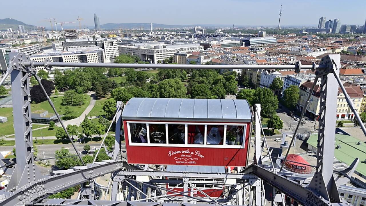 Mit Musik von Johann Strauss hoch hinaus 