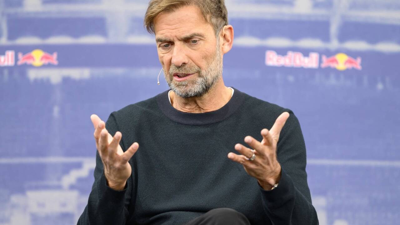 Jürgen Klopp wurde von Red Bull am Dienstag im Hangar-7 offiziell vorgestellt.  