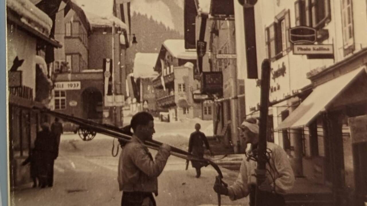 Der Wintertourismus machte in Zell am See auch in Kriegsjahren nicht Halt: 1939/40. 