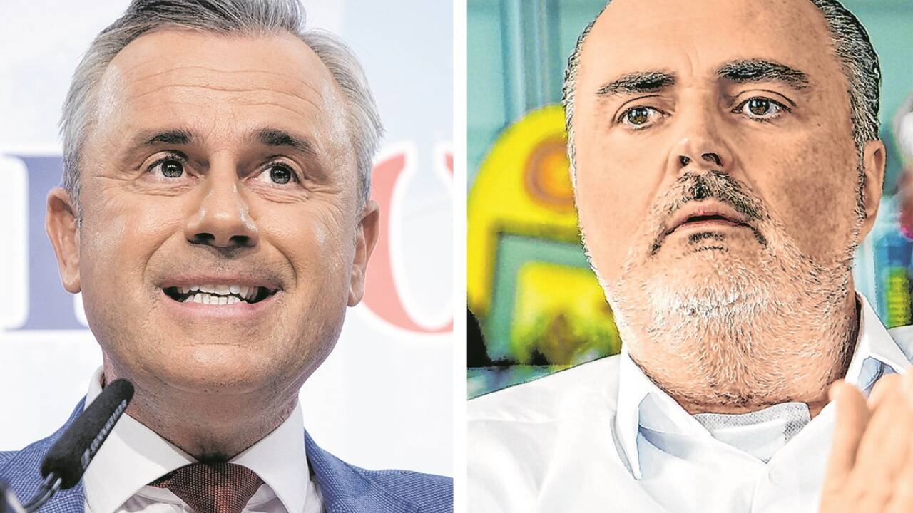 Norbert Hofer (FPÖ) und Hans Peter Doskozil (SPÖ). 