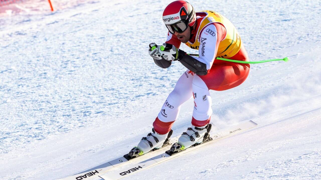 Österreichs Top-Abfahrer Vincent Kriechmayr kam zu Sturz. 