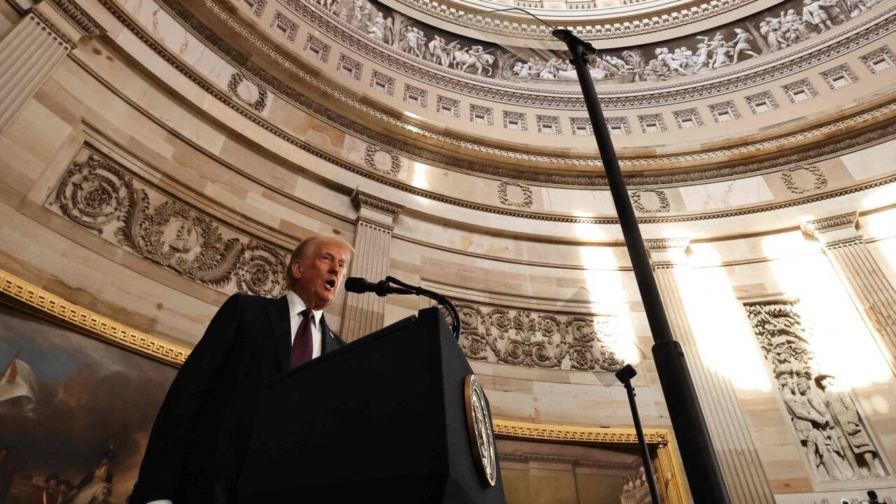 Donald Trump wurde am Montag zum 47. Präsidenten der USA vereidigt.  