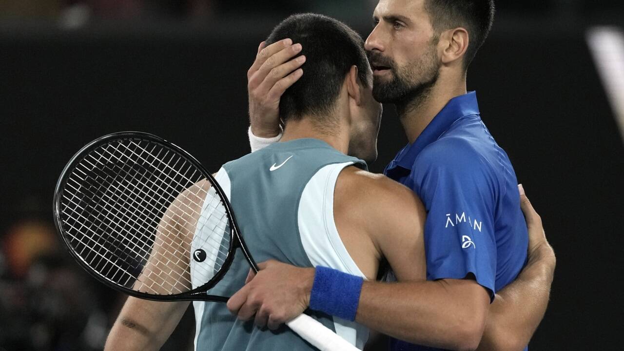 Novak Djoković siegte im Duell der Generationen und Superstars. 