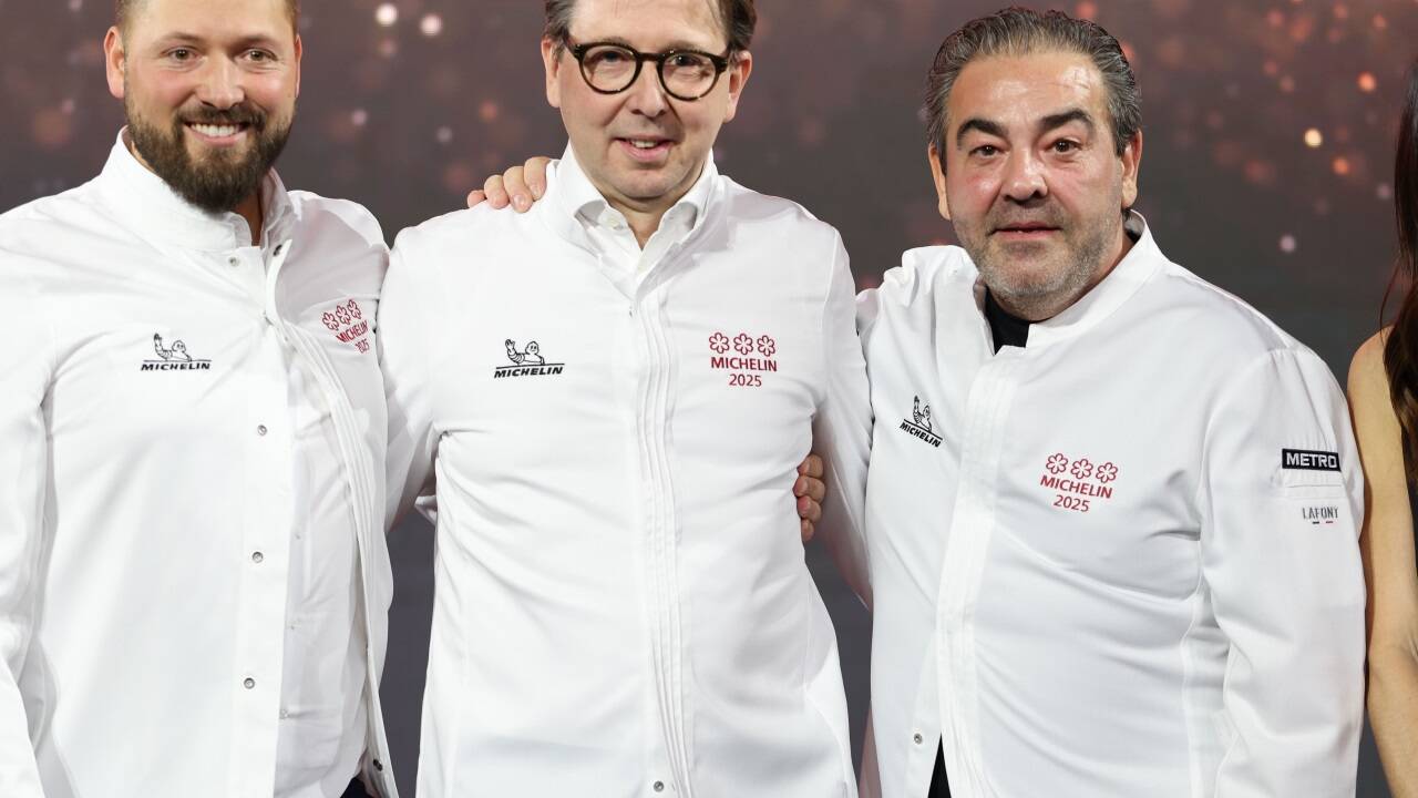 Heinz Reitbauer und Michael Bauböck vom Steirereck und Julian Amador vom Restaurant Amador. Heinz Reitbauer und Michael Bauböck vom Steirereck und Julian Amador vom Restaurant Amador.