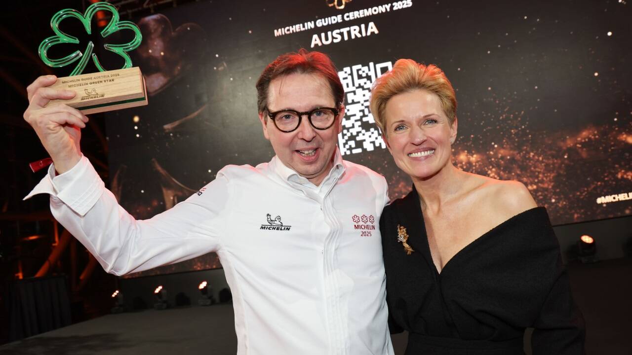 Erstmals drei Sterne: Heinz und Birgit Reitbauer vom Steirereck. Erstmals drei Sterne: Heinz und Birgit Reitbauer vom Steirereck.