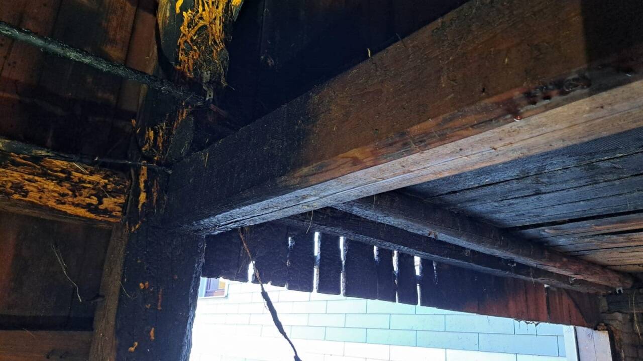 Bilder vom Einsatz in Nußdorf. 