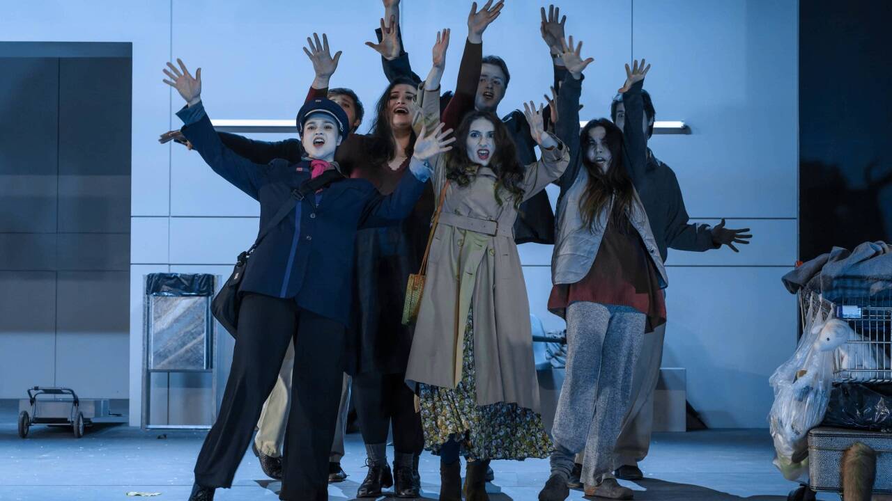 Ensemble in der Produktion „Dichterliebe“ 