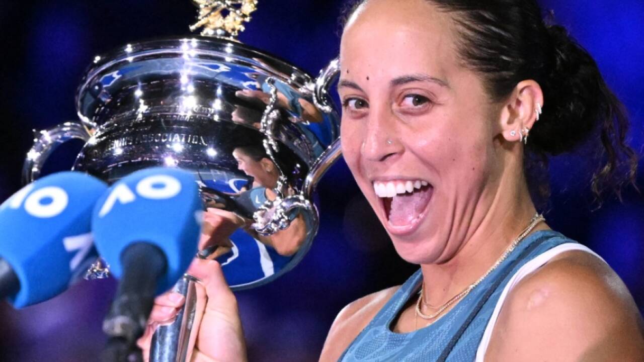 Madison Keys strahlt vor Glück: ihr erster Grand-Slam-Titel 