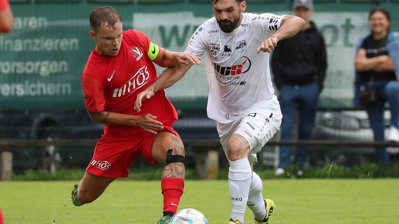 Patrick Münnich (links) und die Antheringer nehmen es auch mit den Großen der Salzburger Liga auf. 