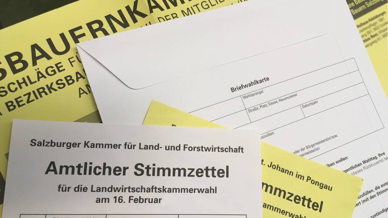 Auch per Briefwahl kann bei der Landwirtschaftskammerwahl gewählt werden. 
