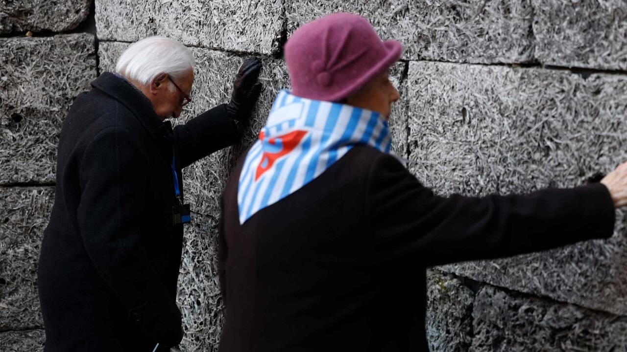 50 Überlebende waren bei der Gedenkfeier 80 Jahre nach der Befreiung von Auschwitz. 