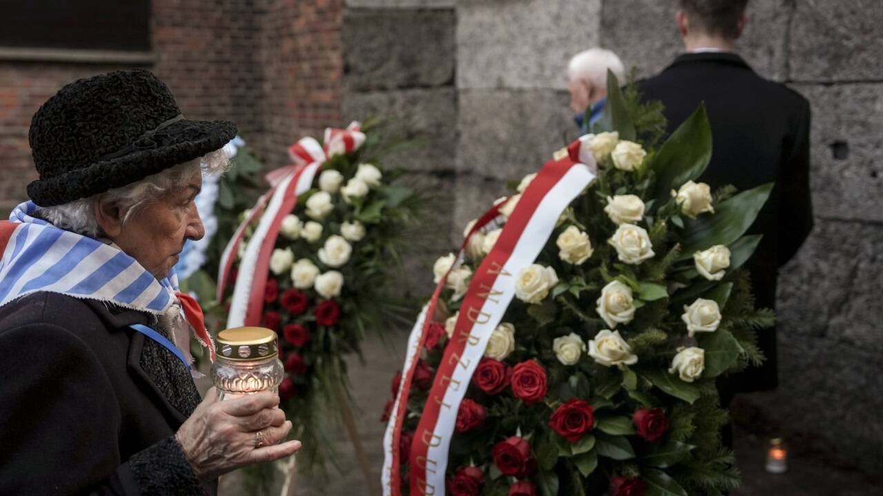 50 Überlebende waren bei der Gedenkfeier 80 Jahre nach der Befreiung von Auschwitz. 