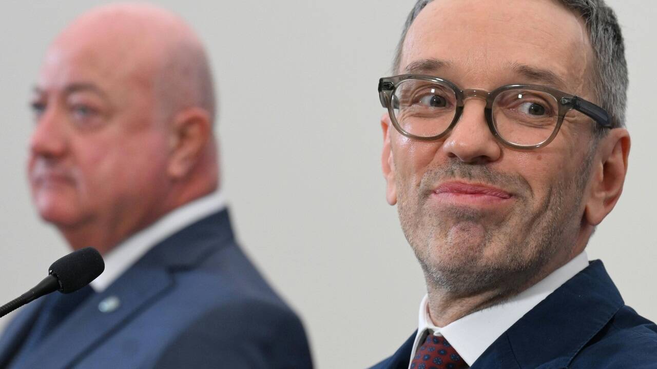 FPÖ-Chef Herbert Kickl (rechts) dürfte seinen Bankenbeitrag wohl bekommen, möglicherweise aber anders als gewünscht. 