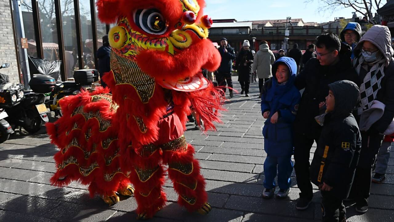 Farbenpracht zum Jahreswechsel in China 