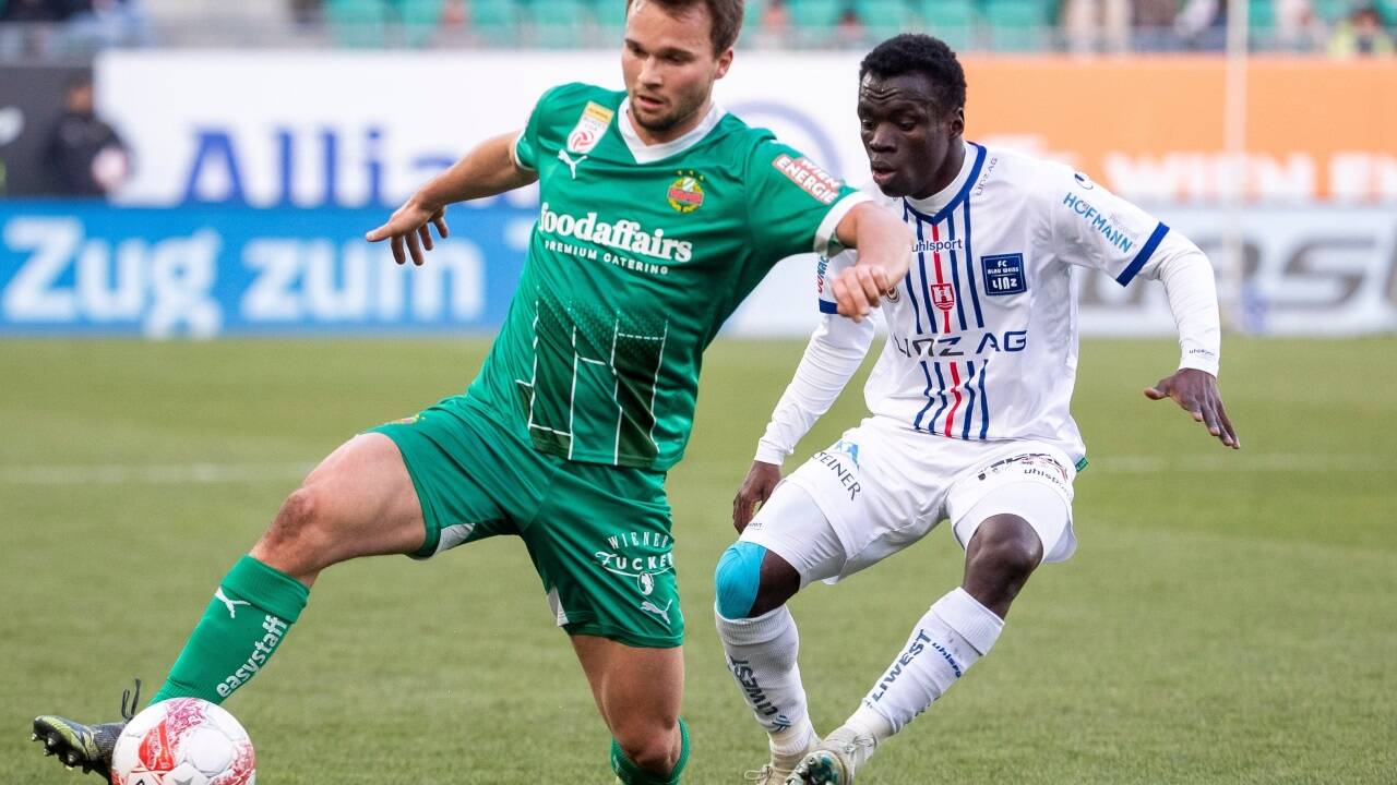 Der Kuchler Matthias Seidl (l.) ist seit Sommer Kapitän von Rapid Wien.  