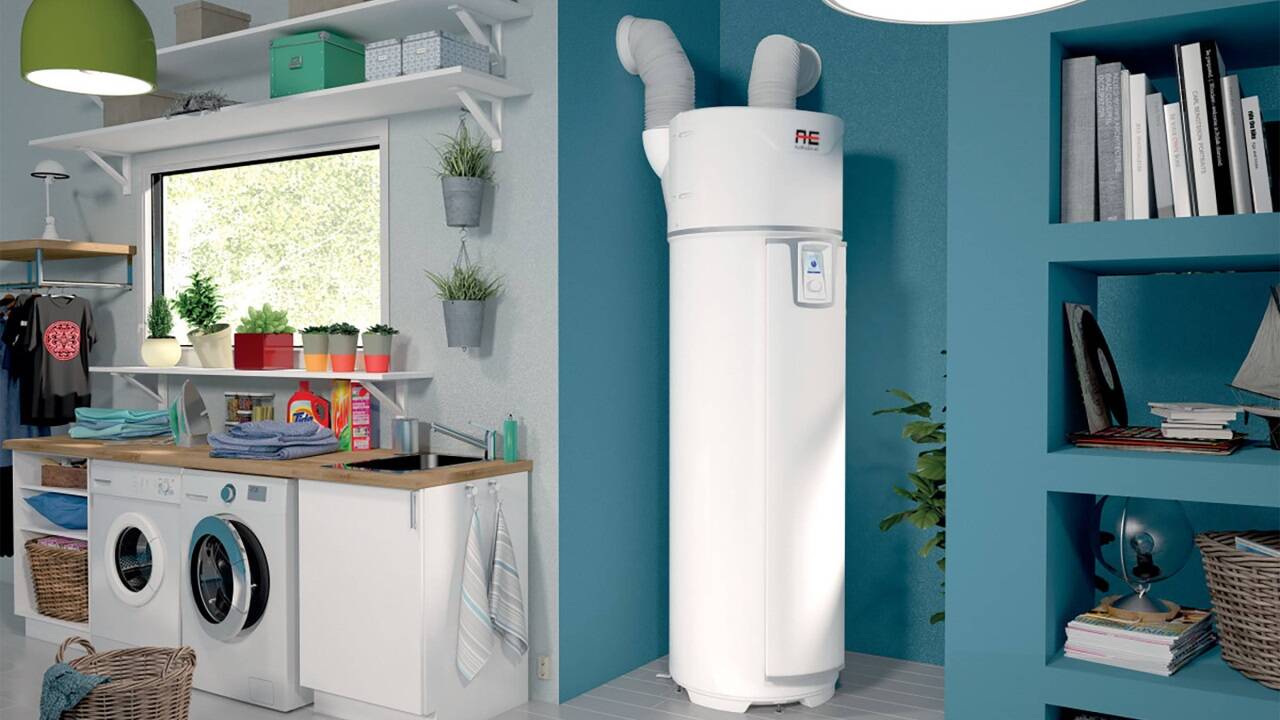 Eine Brauchwasser-Wärmepumpe hilft ebenfalls beim Energiesparen. 