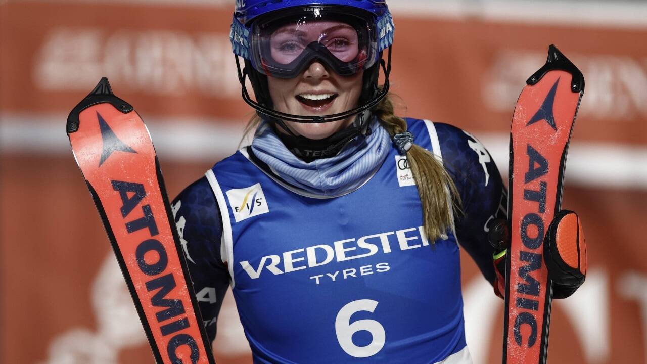 Mikaela Shiffrin wurde in Courchevel Zehnte. 