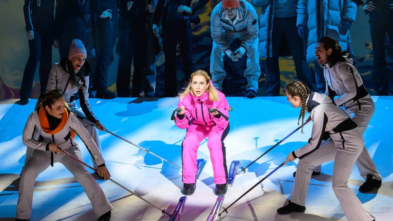Abwärts geht’s: Anna Rosa Döller 