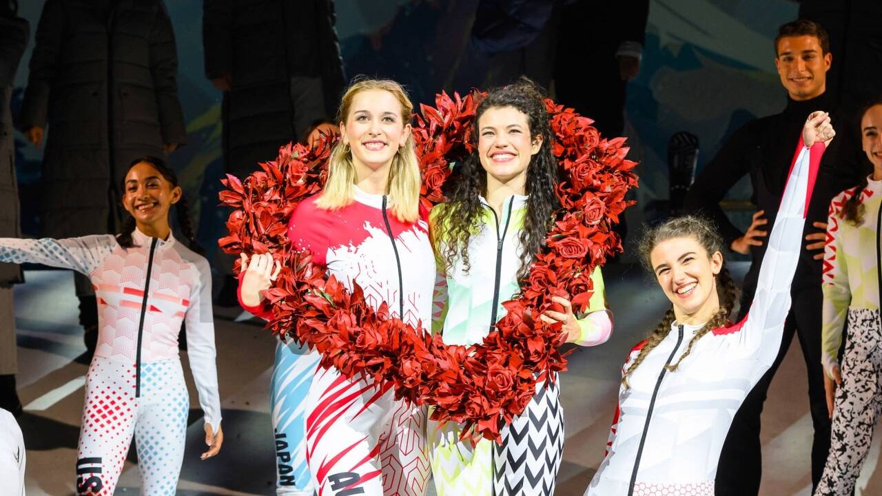 Am Ende strahlen alle: Anna Rosa Döller, Anna Bárbara Bonatto und Alea Hagedorn 