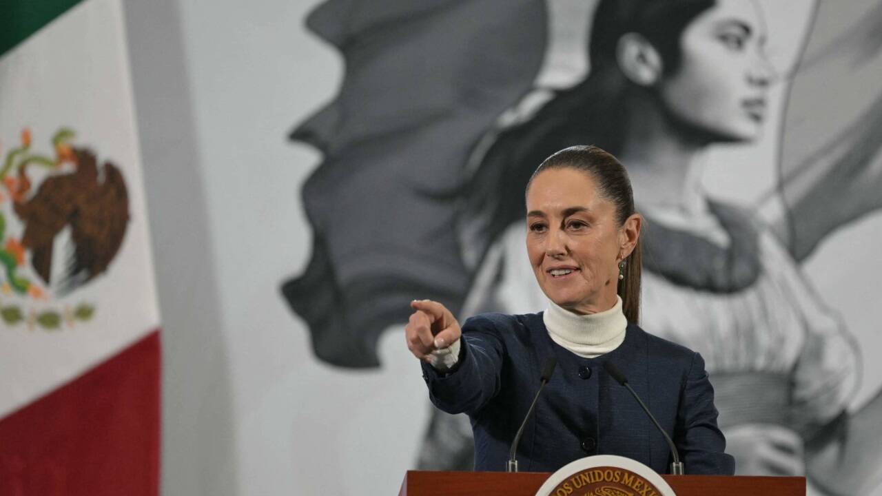 Verschnaufpause für Mexikos Präsidentin Claudia Sheinbaum: Trump setzte am Montag die Zölle gegen Mexiko für einen Monat aus.  