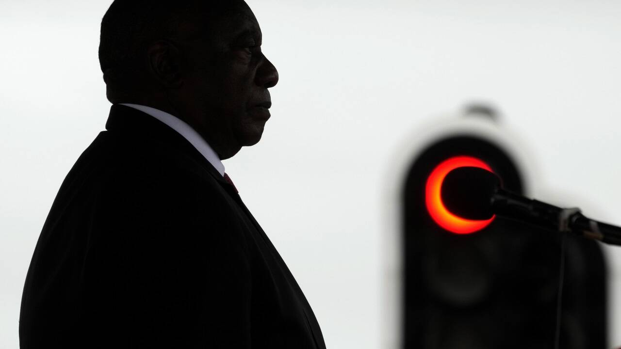 Südafrikas Präsident Cyril Ramaphosa reagiert besonnen.  