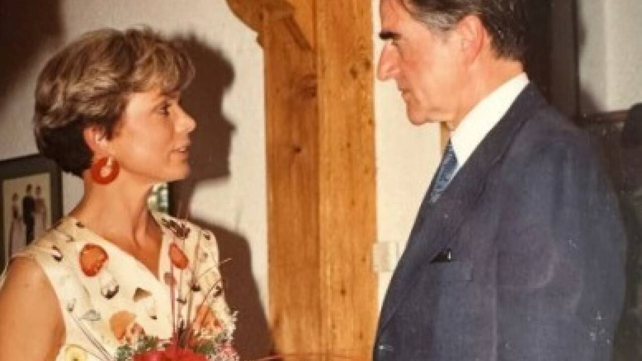 Kika-Gründer Herbert Koch mit Uschi Glas beim Gschirnwirt 