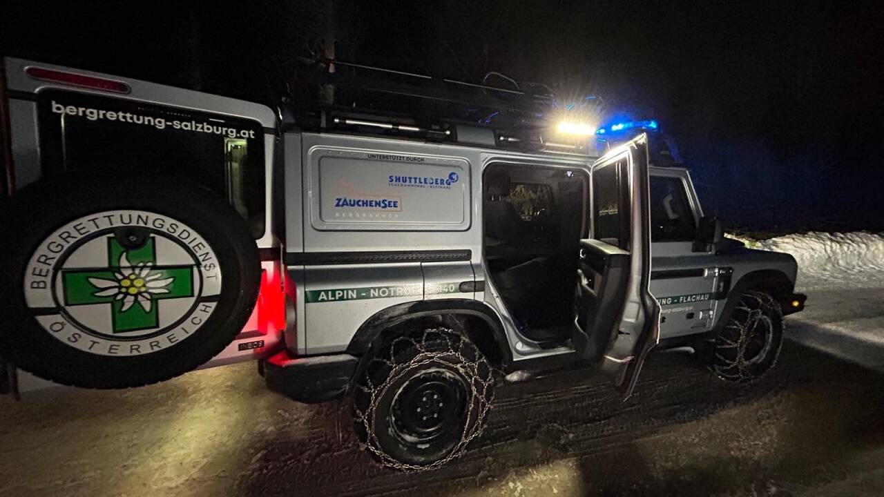 Die Bergrettung Flachau war gegen 22 Uhr alarmiert worden.  