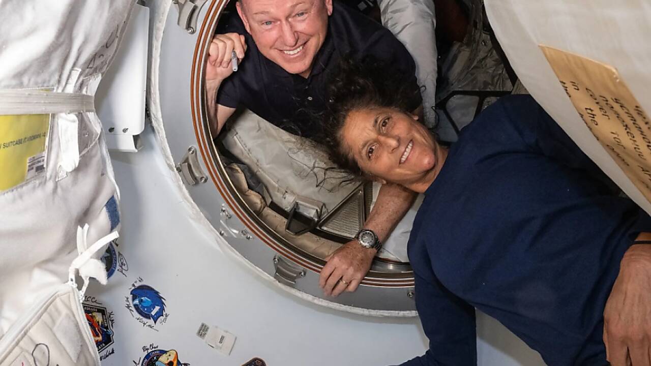 Wilmore und Williams sollten nur eine Woche auf der ISS bleiben 