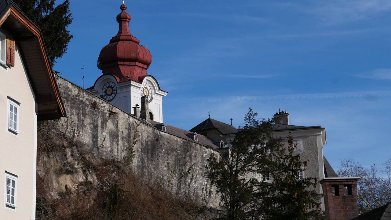 Blick auf das Kloster Nonnberg.  