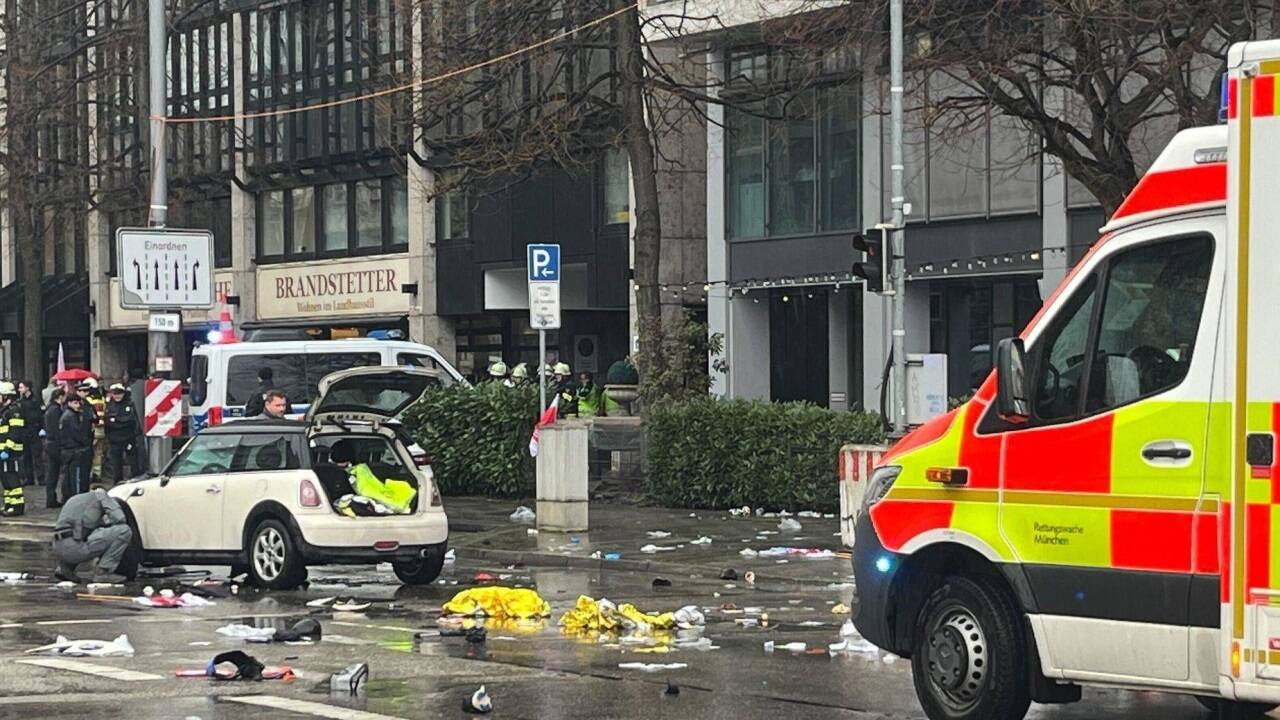 Der Tatort in München: Ein Bild der Verwüstung. 