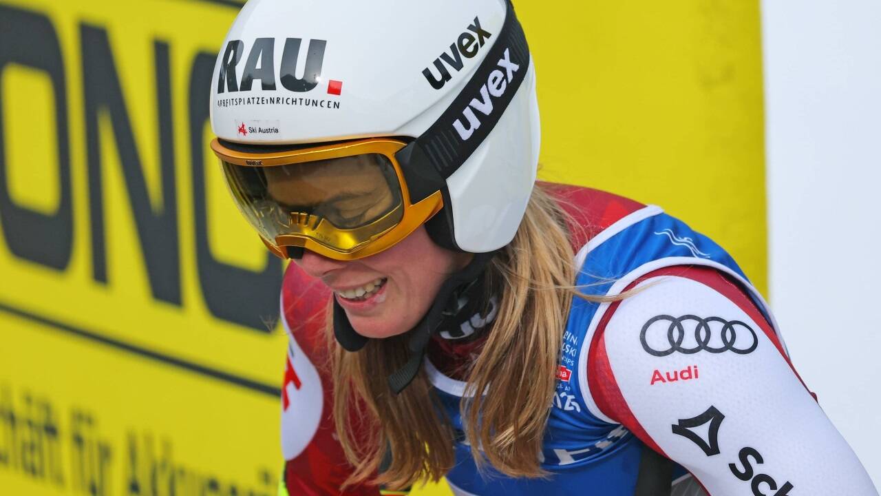 Katharina Liensberger sah das Positive. Katharina Liensberger sah das Positive.