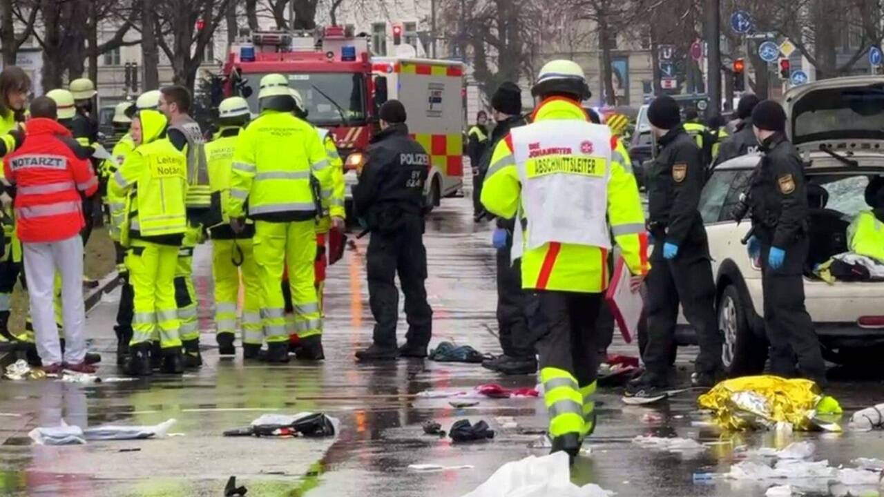 Der Tatort in München: Ein Bild der Verwüstung. 