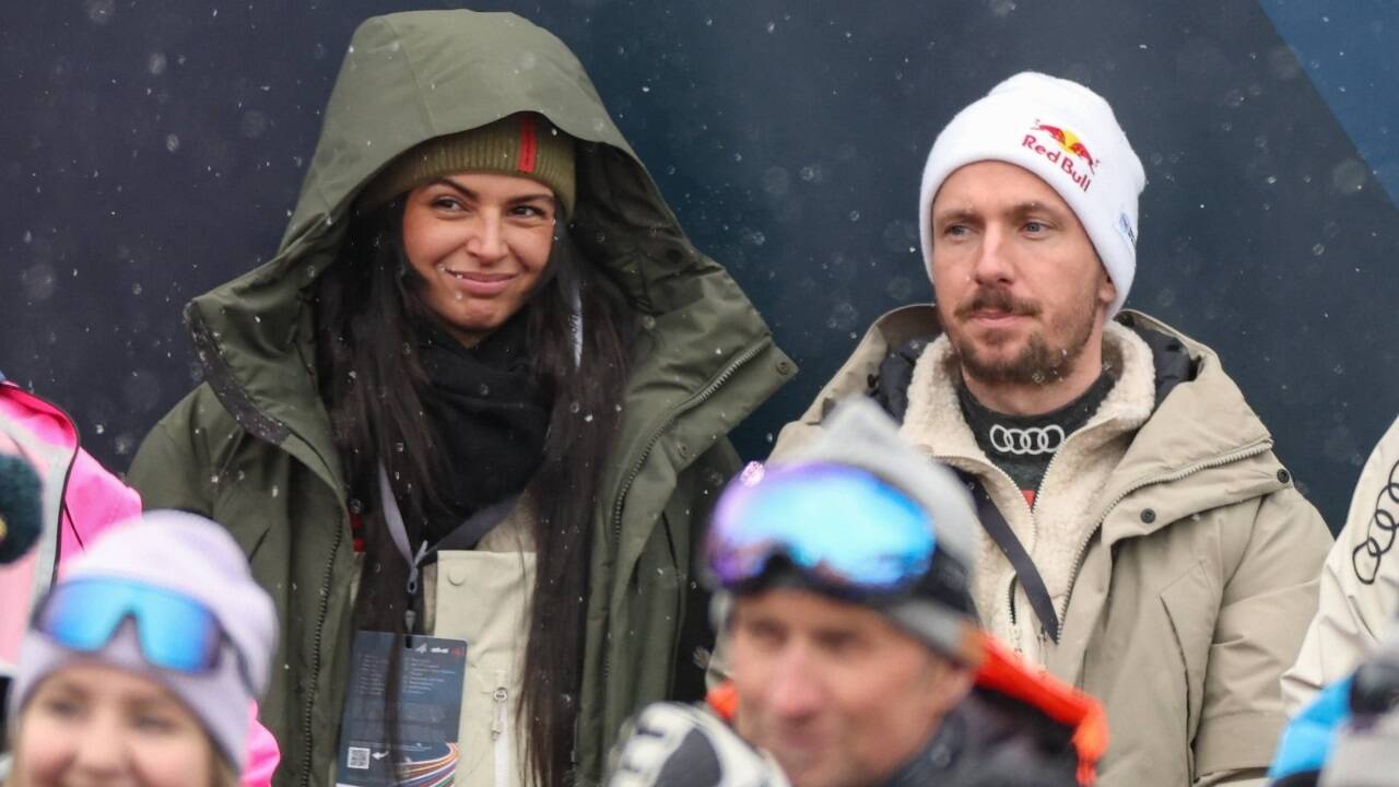 Mit der Freundin an seiner Seite bei der WM in Saalbach: Marcel Hirscher. 